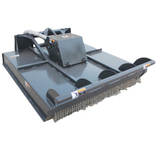 High Quality RAY Orchard Slasher Mower Agricultural Hydraulic Skid Steer Loader Slasher with Two Blades
